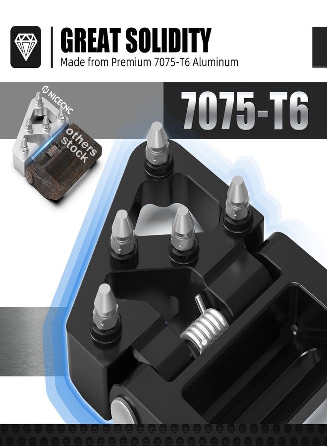 NICECNC Dirt Bike Brake Pedal Tip Foldable Compatible with KTM 125-450 XC XCF SX SXF 2016 125-500 XC XCF XCW SX SXF EXC EXCF TPi 6D 2017-2024,See Fitment - Image 3
